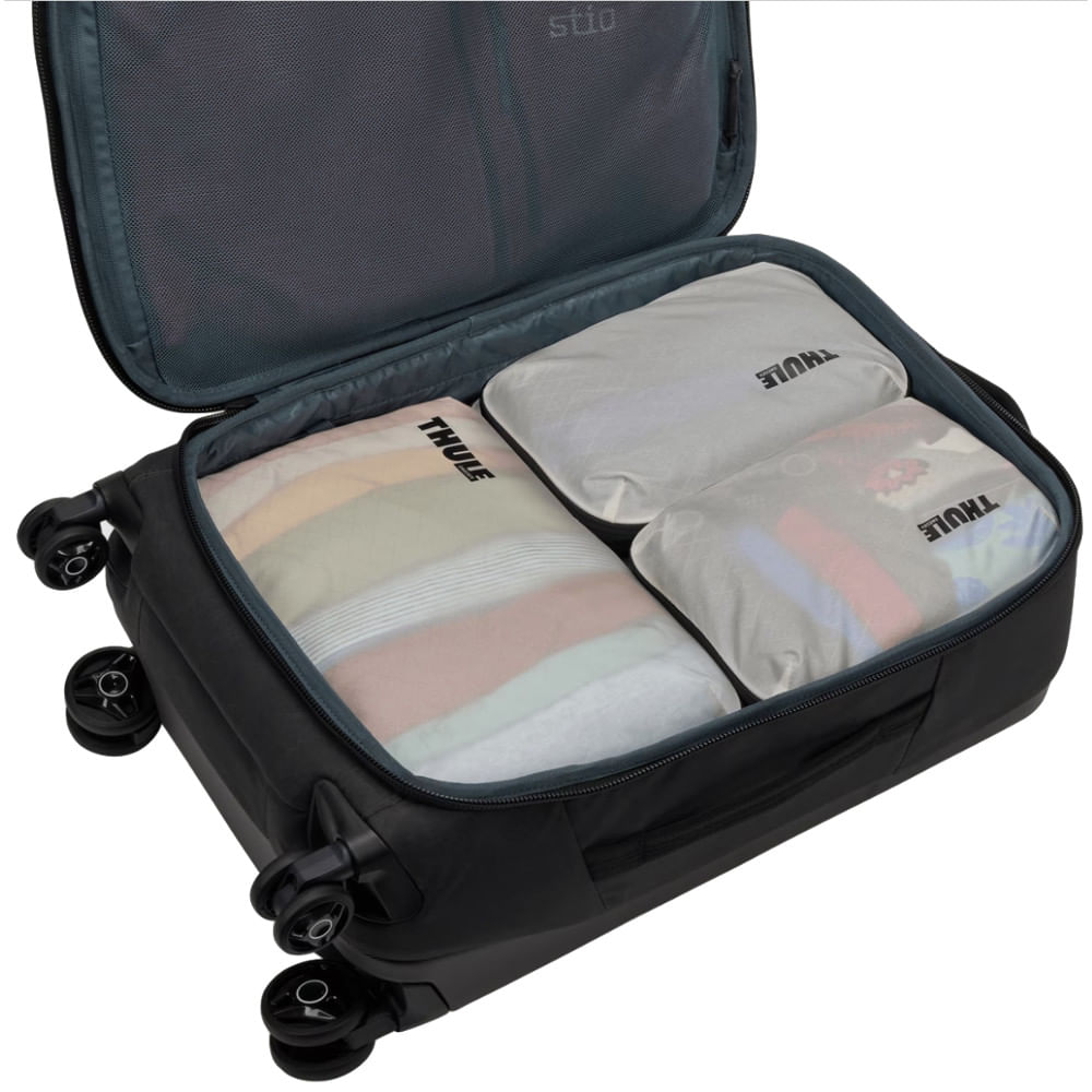 Set Di Cubi A Compressione Thule - 2 Pezzi (Piccolo E Medio), Bianco, Per Organizzare Il Bagaglio